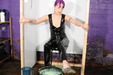 view details of set gm-4g008, Catsuit, heeled shoes, gloves, in the gloop!