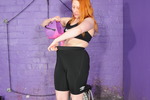 Pink Gunge Cycling Shorts