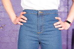 Jeans girls play cards