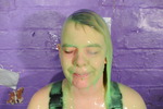 Black PVC and Green Gunge