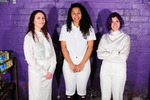 Three Girls All In White